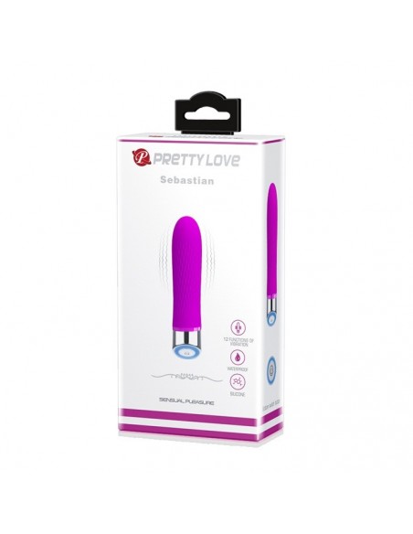 Wibrator Sebastian 12 Functions Fioletowy - Wibratory Klasyczne - 2