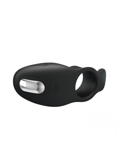 Nakładka wibracyjna  - Penis Sleeve 7 Funkcji Czarny - Pierścienie erekcyjne wibrujące - 4