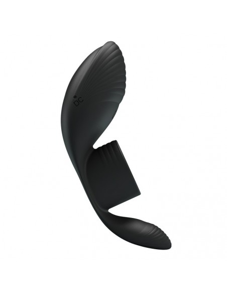 Nakładka wibracyjna  - Penis Sleeve 7 Funkcji Czarny - Pierścienie erekcyjne wibrujące - 6