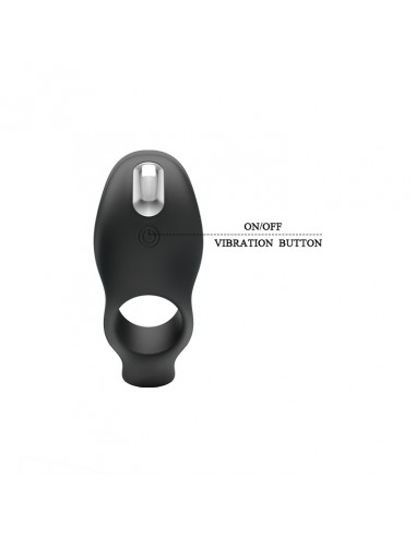 Nakładka wibracyjna  - Penis Sleeve 7 Funkcji Czarny - Pierścienie erekcyjne wibrujące - 10