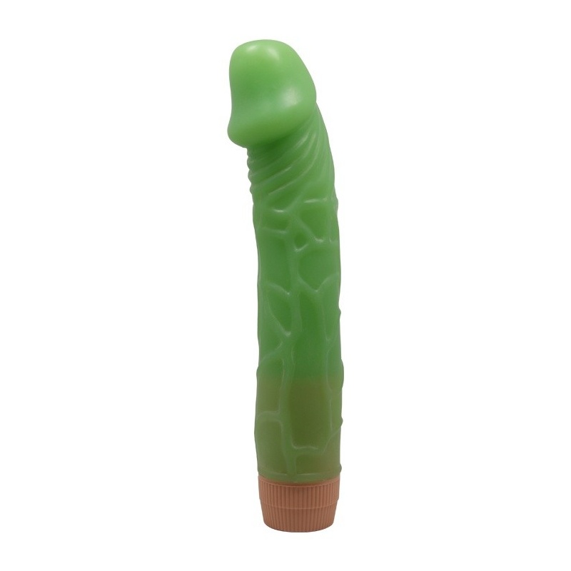 Wibrator dildo Barbara z obrotową regulacją, 22,4 cm - 1