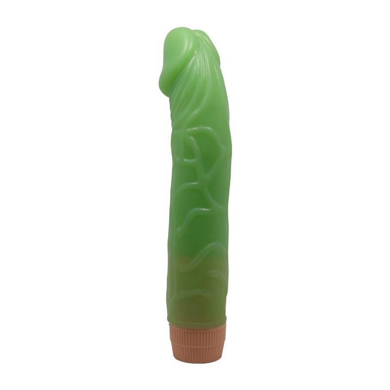 Wibrator dildo Barbara z obrotową regulacją, 22,4 cm - 2