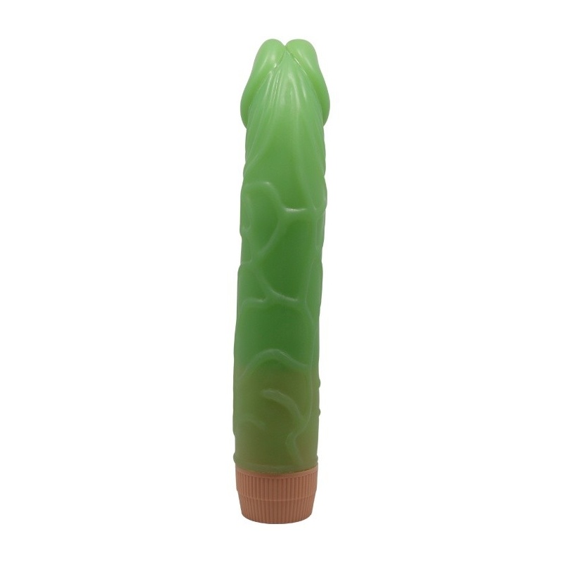 Wibrator dildo Barbara z obrotową regulacją, 22,4 cm - 3