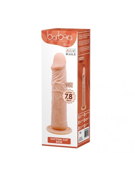 Dildo z cyberskóry Baile- Barbara 7.8'' Flesh - Dilda realistyczne - 5