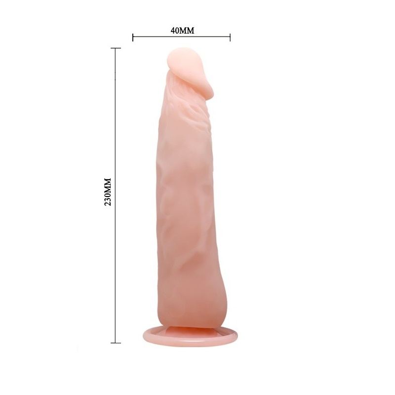 Wibrator BW-008068A z przyssawką i realistyczną teksturą - 8