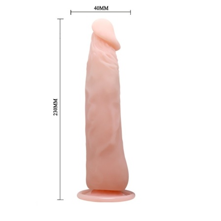 Wibrator BW-008068A z przyssawką i realistyczną teksturą - 8