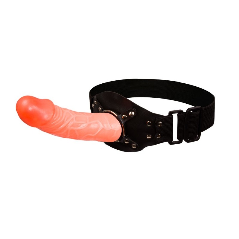 Dildo na udo BW-022035 z regulowanym pasem - 17 cm - 1
