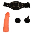 Dildo na udo BW-022035 z regulowanym pasem - 17 cm - 5