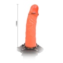 Dildo na udo BW-022035 z regulowanym pasem - 17 cm - 6