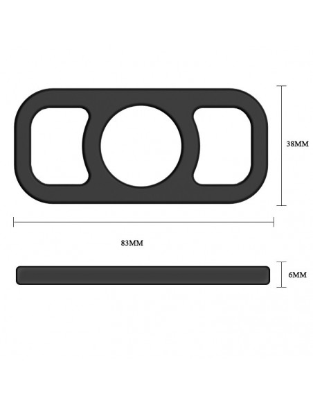 Pierścień erekcyjny Baile- Erection Ring - Pierścienie erekcyjne niewibrujące - 6