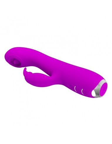Wibrator królik - RACHEL 3 fale impulsu 12 Funkcji wibracji Purple - Wibratory Króliczki - 3