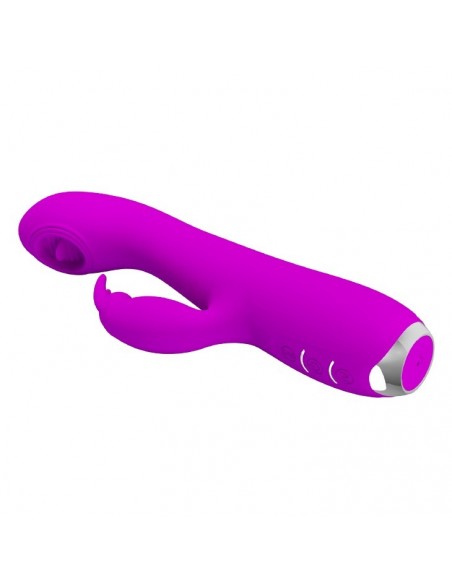 Wibrator królik - RACHEL 3 fale impulsu 12 Funkcji wibracji Purple - Wibratory Króliczki - 3