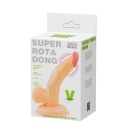Dildo Super Rota Dong z rotacją i wibracją o długości 14,5 cm - 7