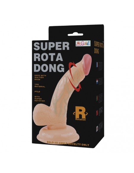 Wibrator z cyberskóry BAILE- SUPER ROTA DONG Rotation - Wibratory Realistyczne - 7