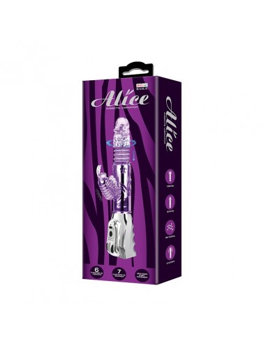 Wibrator króliczek Baile- Alice 6 Functions Of Vibration 7 Functions Of Roataion - Wibratory Króliczki - 7