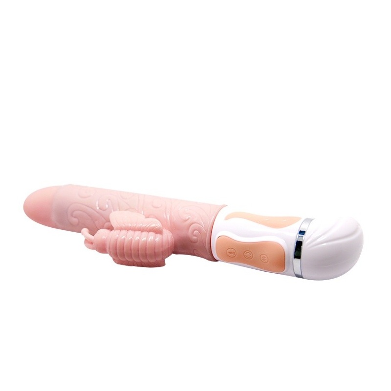 Wibrator króliczek Hot Butterfly — 12 funkcji wibracji, 4 tryby obrotu, podgrzewanie do 48°C, USB, wymiary opakowania 270 × 95 × - 2