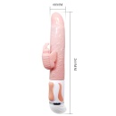 Wibrator króliczek Hot Butterfly — 12 funkcji wibracji, 4 tryby obrotu, podgrzewanie do 48°C, USB, wymiary opakowania 270 × 95 × - 4