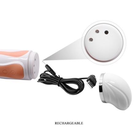 Wibrator króliczek Hot Butterfly — 12 funkcji wibracji, 4 tryby obrotu, podgrzewanie do 48°C, USB, wymiary opakowania 270 × 95 × - 6
