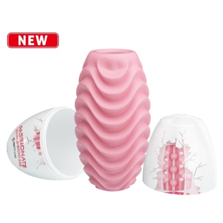 Passionate Double-Sided Egg - masturbator dwustronny 8,6 x 4,6 cm - 1