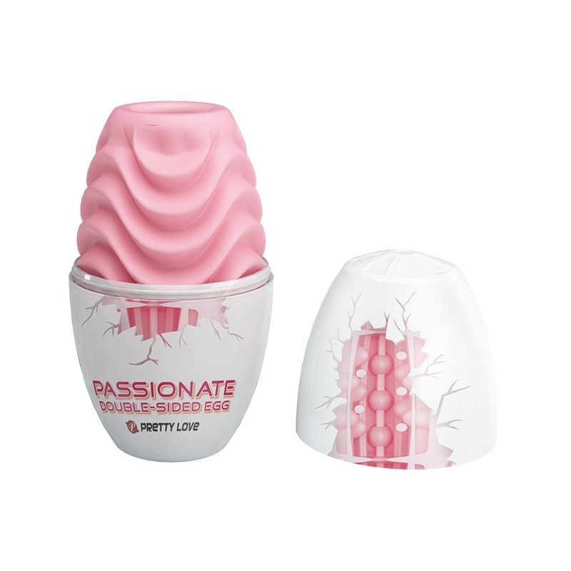 Passionate Double-Sided Egg - masturbator dwustronny 8,6 x 4,6 cm - 2