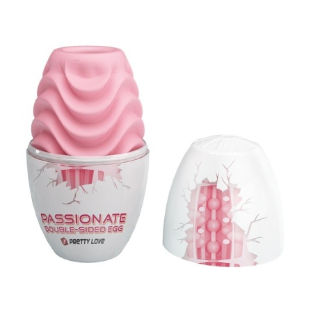 Passionate Double-Sided Egg - masturbator dwustronny 8,6 x 4,6 cm - 2