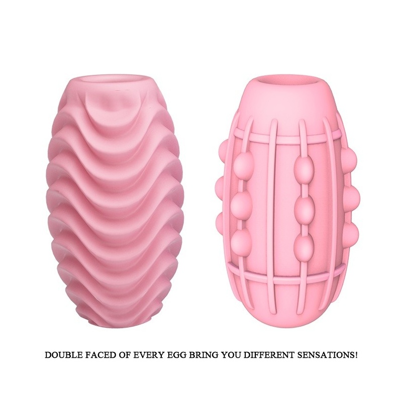 Passionate Double-Sided Egg - masturbator dwustronny 8,6 x 4,6 cm - 5