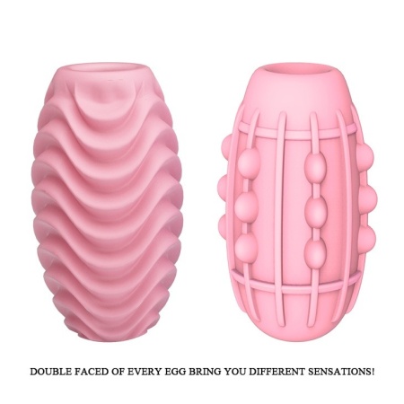 Passionate Double-Sided Egg - masturbator dwustronny 8,6 x 4,6 cm - 5