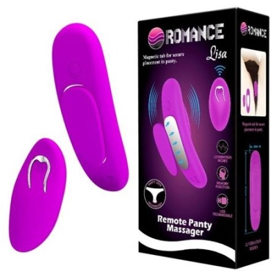 Wibrator do majtek Romance Lisa z magnetycznym mocowaniem, 9,5 cm - 1 2