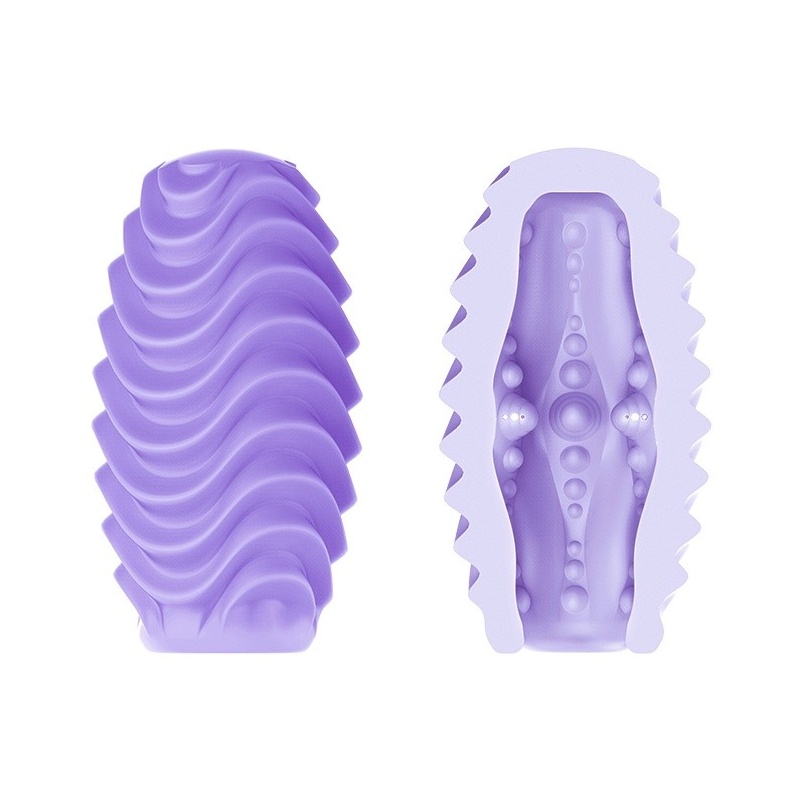 Masturbator jajko Romantic Double Sided Egg - dwustronna tekstura, 8,6 cm - 3