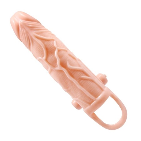 Nakładka na penisa Brave Man 10 Vibraton z wibracjami i przedłużeniem +5 cm - 3
