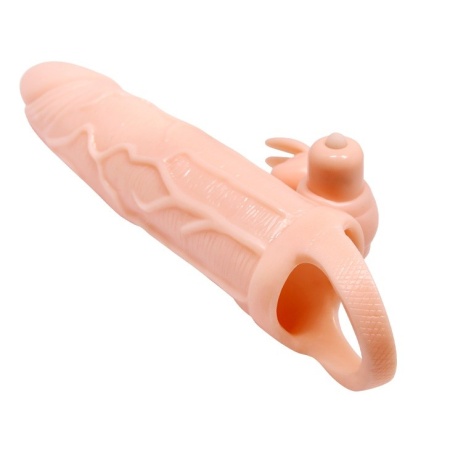 Nakładka na penisa Brave Man 10 Vibraton z wibracjami i przedłużeniem +5 cm - 4