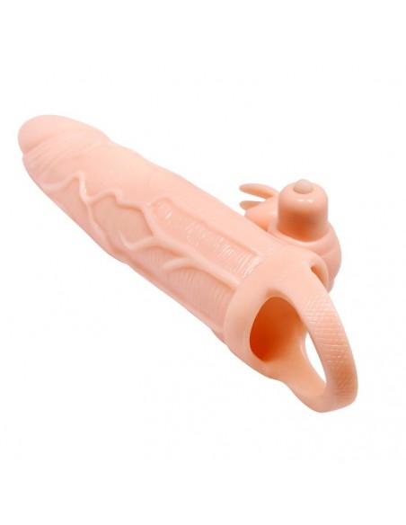 Wibrująca Nakładka Na Penisa - Brave Man 10 Funkcji - Przedłużki i nakładki na penisa - 4