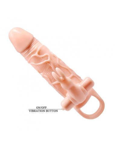 Wibrująca Nakładka Na Penisa - Brave Man 10 Funkcji - Przedłużki i nakładki na penisa - 6