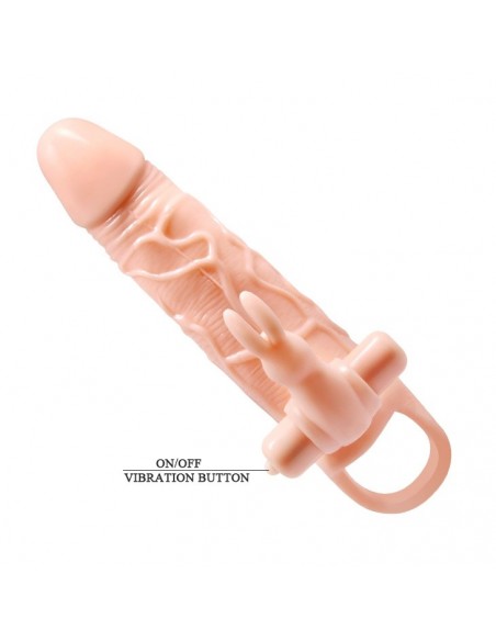 Wibrująca Nakładka Na Penisa - Brave Man 10 Funkcji - Przedłużki i nakładki na penisa - 6