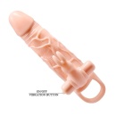 Nakładka na penisa Brave Man 10 Vibraton z wibracjami i przedłużeniem +5 cm - 6