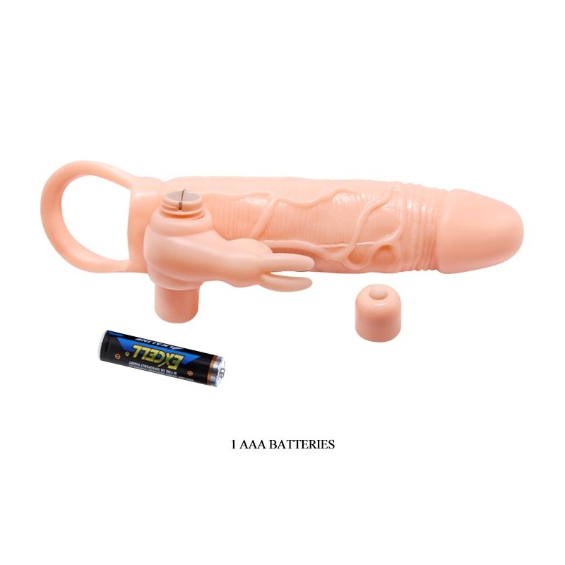 Nakładka na penisa Brave Man 10 Vibraton z wibracjami i przedłużeniem +5 cm - 7