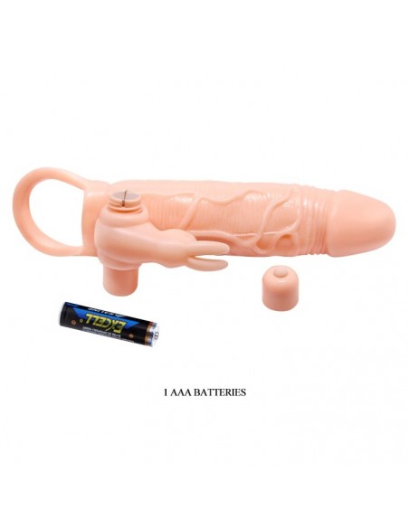 Wibrująca Nakładka Na Penisa - Brave Man 10 Funkcji - Przedłużki i nakładki na penisa - 7