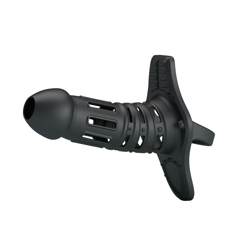 Rękaw na penisa Hercules z pętlą na jądra 15,5 cm - 1