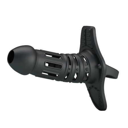 Rękaw na penisa Hercules z pętlą na jądra 15,5 cm - 1