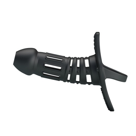 Rękaw na penisa Hercules z pętlą na jądra 15,5 cm - 3
