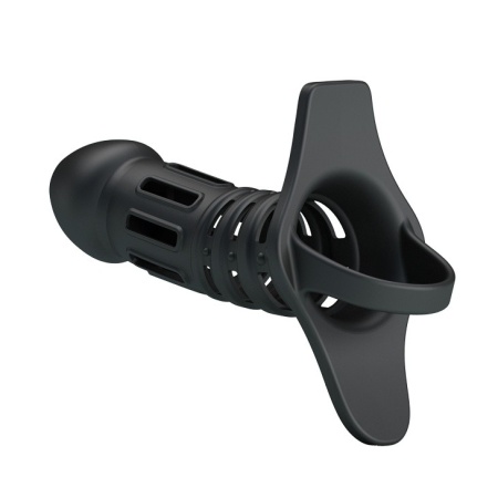 Rękaw na penisa Hercules z pętlą na jądra 15,5 cm - 4