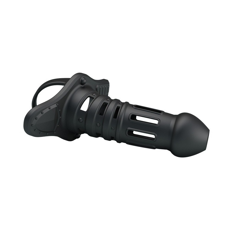 Rękaw na penisa Hercules z pętlą na jądra 15,5 cm - 5