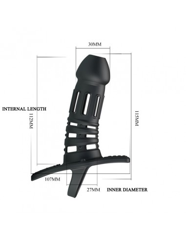 Nakładka Na Penisa Hercules Penis Sleeve - Przedłużki i nakładki na penisa - 6