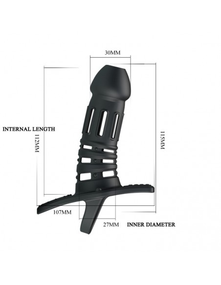 Nakładka Na Penisa Hercules Penis Sleeve - Przedłużki i nakładki na penisa - 6