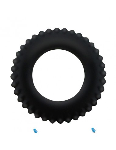 Pierścień erekcyjny Baile- Titan Cocck Ring Black - Pierścienie erekcyjne niewibrujące - 1