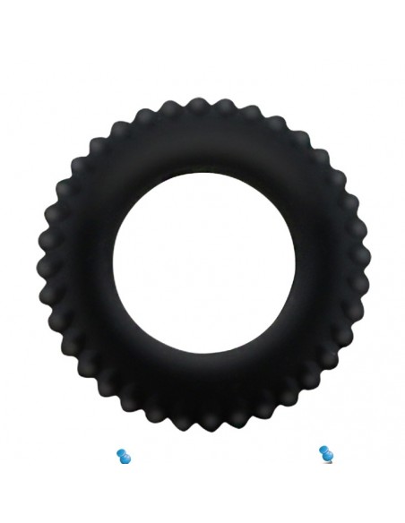 Pierścień erekcyjny Baile- Titan Cocck Ring Black - Pierścienie erekcyjne niewibrujące - 1