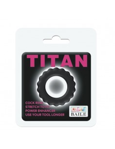 Pierścień erekcyjny Titan Cock Ring - Pierścienie erekcyjne niewibrujące - 1 2