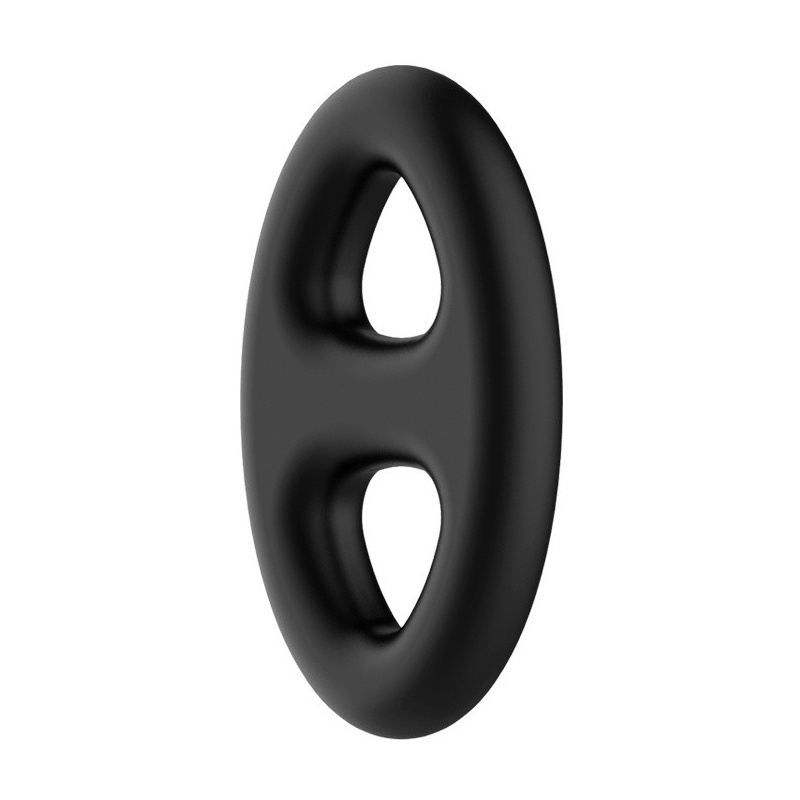 Pierścień na penisa Super Soft Silicone - elastyczny, 11 × 7 cm - 1