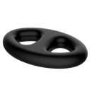 Pierścień na penisa Super Soft Silicone - elastyczny, 11 × 7 cm - 3