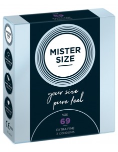 Prezerwatywy Wegańskie Mister Size 69Mm 3 Szt. - Prezerwatywy wegańskie - 1